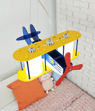 컬러 비행기 펜던트 키즈등 어린이펜던트 아이방조명