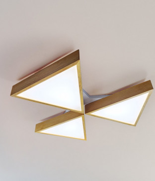 크로빈 3등 우드 거실전등 펜던트조명 90W