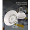 육각투광기 갓 벽부형 LED 30W[화이트]