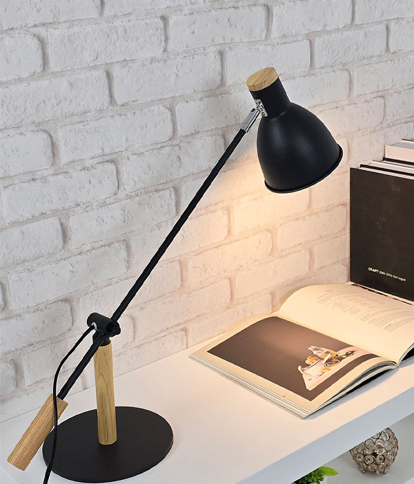 리플 학생스탠드 서재 독서등 (화이트, 블랙)